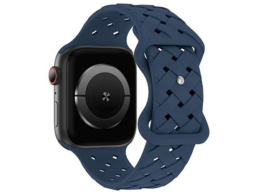 Pasek BELINE Silicone Woven elastycznego silikonu o tkanej strukturze Apple Watch Miękki w dotyku materiał oraz dopasowana forma Odwracalna konstrukcja opatentowanym złączom