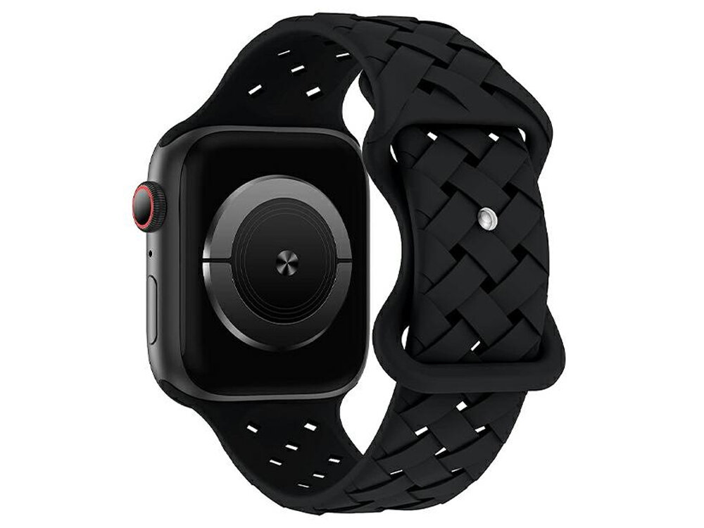 Pasek BELINE Silicone Woven elastycznego silikonu o tkanej strukturze Apple Watch Miękki w dotyku materiał oraz dopasowana forma Odwracalna konstrukcja opatentowanym złączom