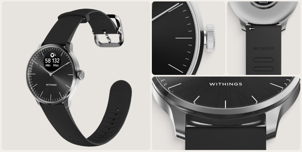 Smartwatch WITHINGS ScanWatch Light aplikacja