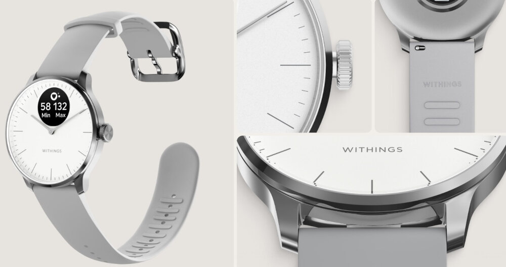 Smartwatch WITHINGS ScanWatch Light stan zdrowie jakość sen