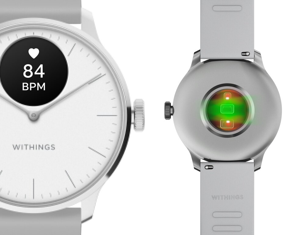 Smartwatch WITHINGS ScanWatch Light monitorowanie aktywność temperatura odległość tempo