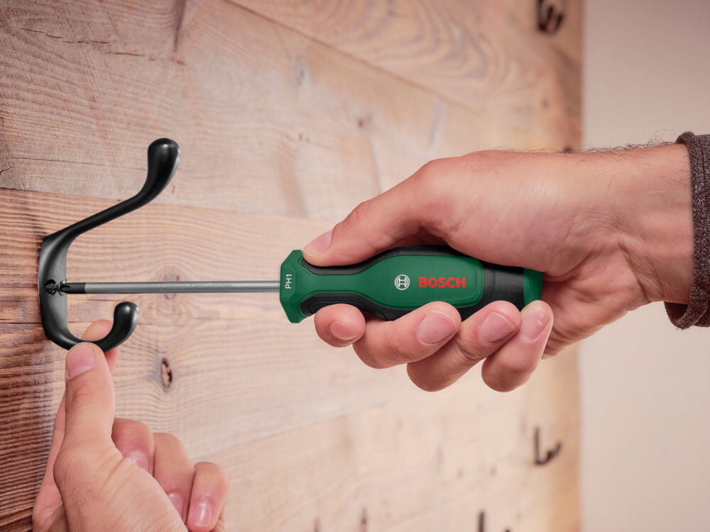 Zestaw wkrętaków BOSCH stal S2 ergonomiczna rękojeść Softgrip magnetyczna końcówka