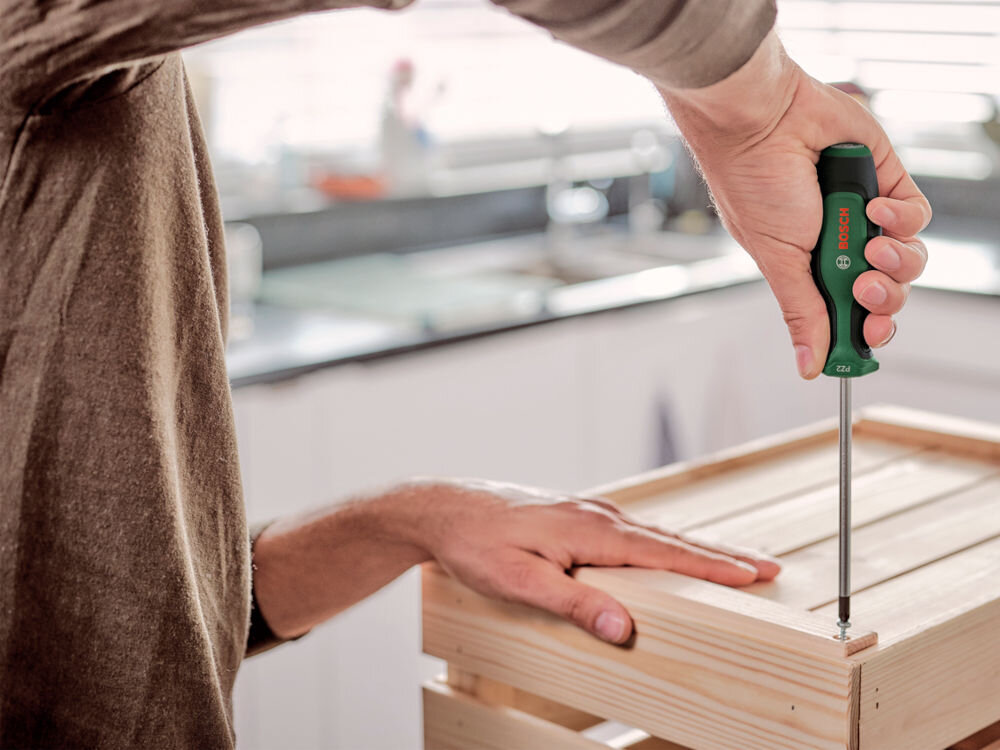 Wkrętaki BOSCH kolorowe oznaczenia rozmiarów szybki wybór narzędzia