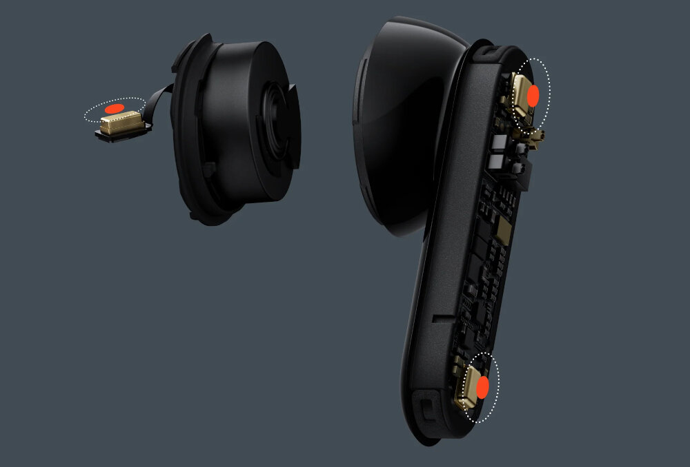 Słuchawki dokanałowe CMF Buds Pro design komfort lekkość dźwięk jakość wrażenia słuchowe ergonomia lekkość sport aktywność podróże czas pracy działanie akumulator