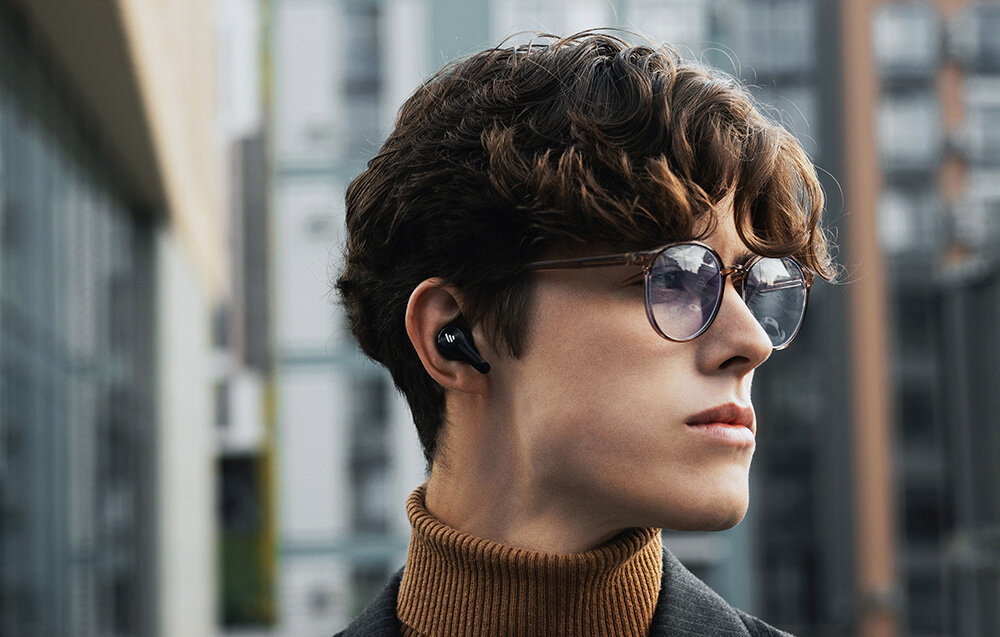 Słuchawki dokanałowe EDIFIER X5 Lite design komfort lekkość dźwięk jakość wrażenia słuchowe ergonomia lekkość sport aktywność podróże czas pracy działanie akumulator 