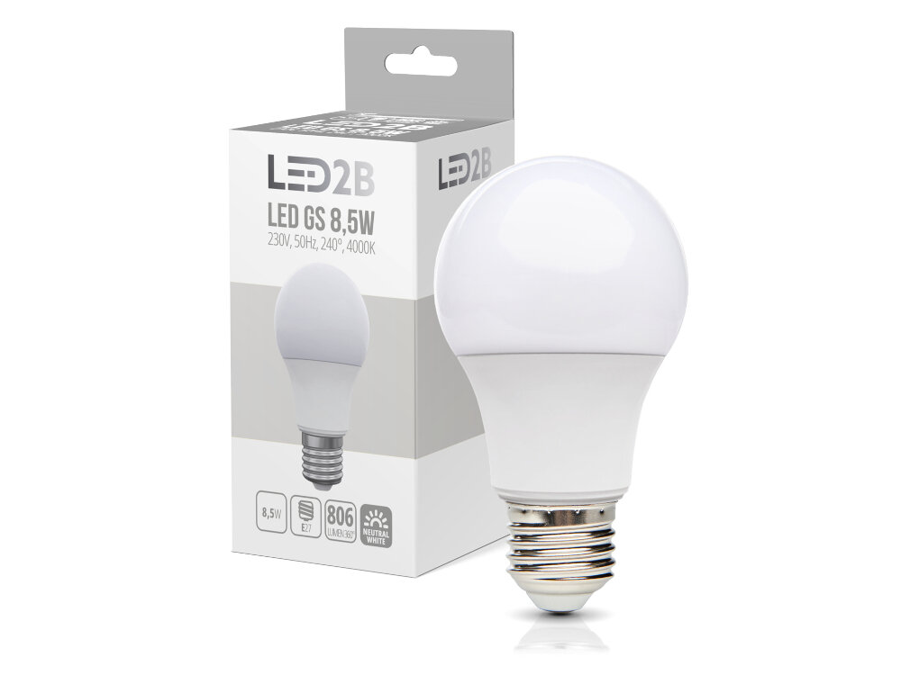 Żarówka LED GS KOBI 8.5W E27 zestaw
