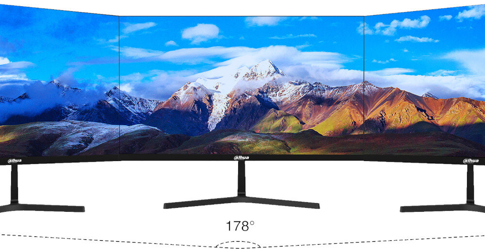 Monitor DAHUA LM24-B200S 23.8 1920x1080px 100Hz  parametry rozdzielczość przekątna jasność kontrast