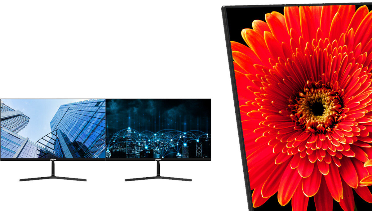 Monitor DAHUA LM24-B200S 23.8 1920x1080px 100Hz  ramka design głośniki dźwięk