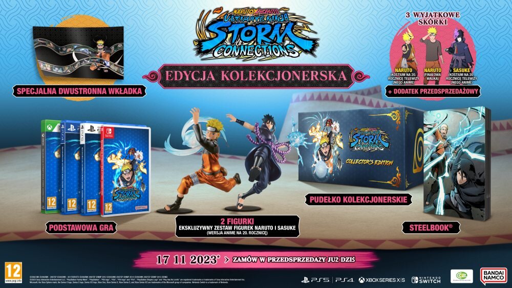 Naruto x Boruto: Ultimate Ninja Storm Connections debiut rocznica postacie historia ninja rywalizacja tryb gra fabuła sterowanie
