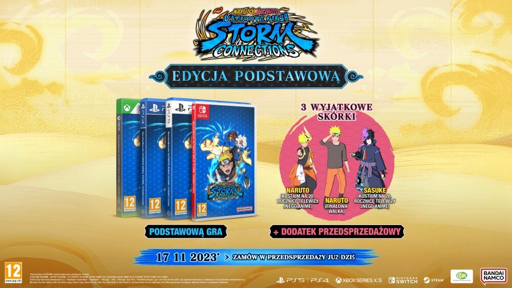 Naruto x Boruto: Ultimate Ninja Storm Connections debiut rocznica postacie historia ninja rywalizacja tryb gra fabuła sterowanie