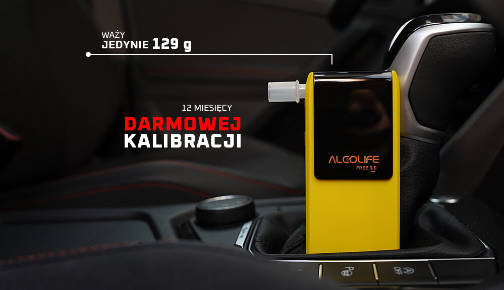 Alkomat ALCOLIFE Free kompaktowe wymiary intuicyjna obsluga