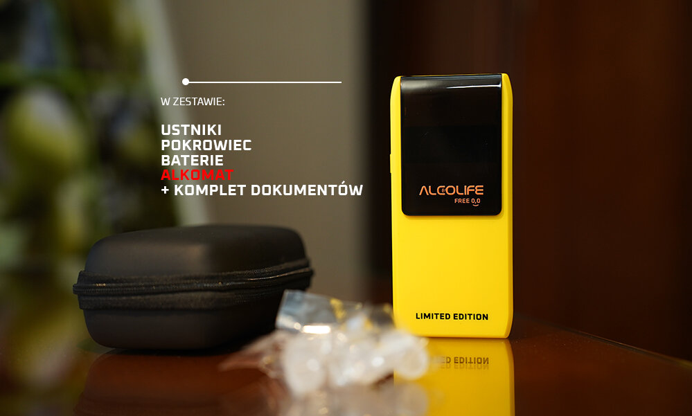 Alkomat ALCOLIFE Free elementy zestaw