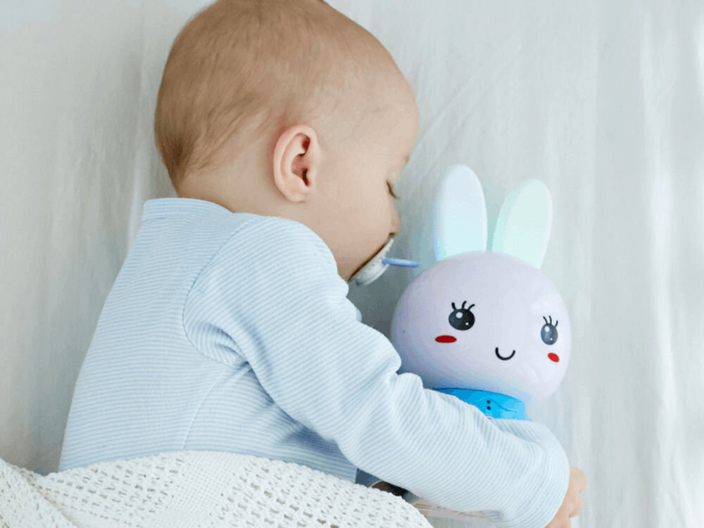 Zabawka edukacyjna ALILO Honey Bunny G6 Niebieski fabrycznie wgrana
muzyka klasyczna, kołysanki, bajki oraz biały szum dziecko śpiące z zabawką