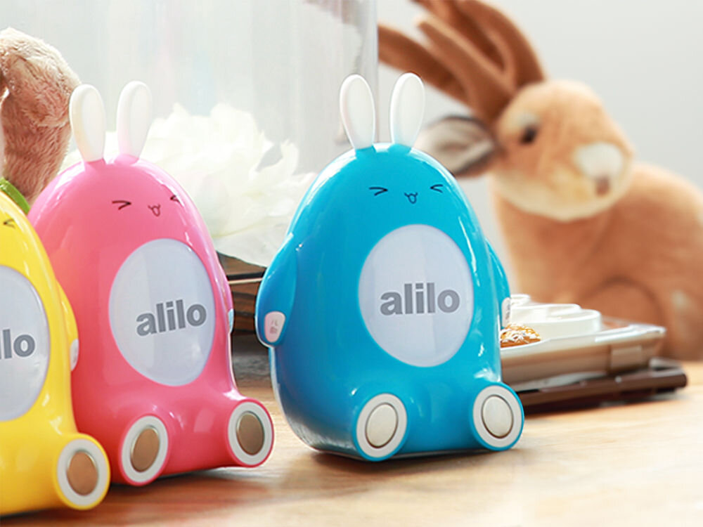 Zabawka edukacyjna ALILO Happy Bunny P1 Niebieski różnorodność kolorów, trzy wersje kolorystyczne, możliwość wyboru rozwija
					u dziecka poczucie estetyki i indywidualności, trzy zabawki w trzech wersjach kolorystycznych