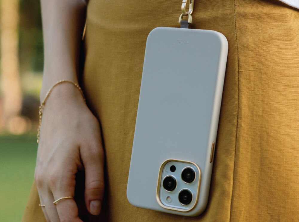 UNIQ Coehl Creme silikonowa powierzchnia, mikrofibra wewnętrzna, uniesione krawędzie ochronne silikonu klasy premiu Silikon odporny na odciski palców i smugi Wnętrze etui wyścielono miękką mikrofibrą Wysokie krawędzie do 2,5 metra