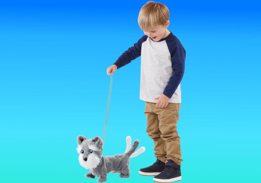 Zabawka interaktywna ANIMAGIC Piesek Tilly zabawa interaktywność radość wyobraźnia futerko wyposażenie