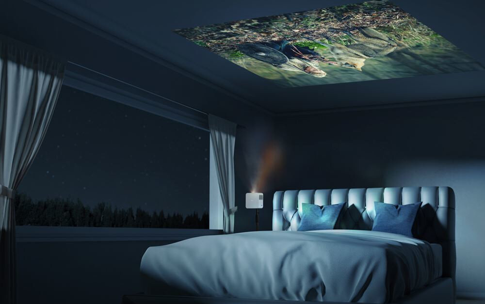 Projektor OPTOMA ML1080ST przekątna odległość tryby