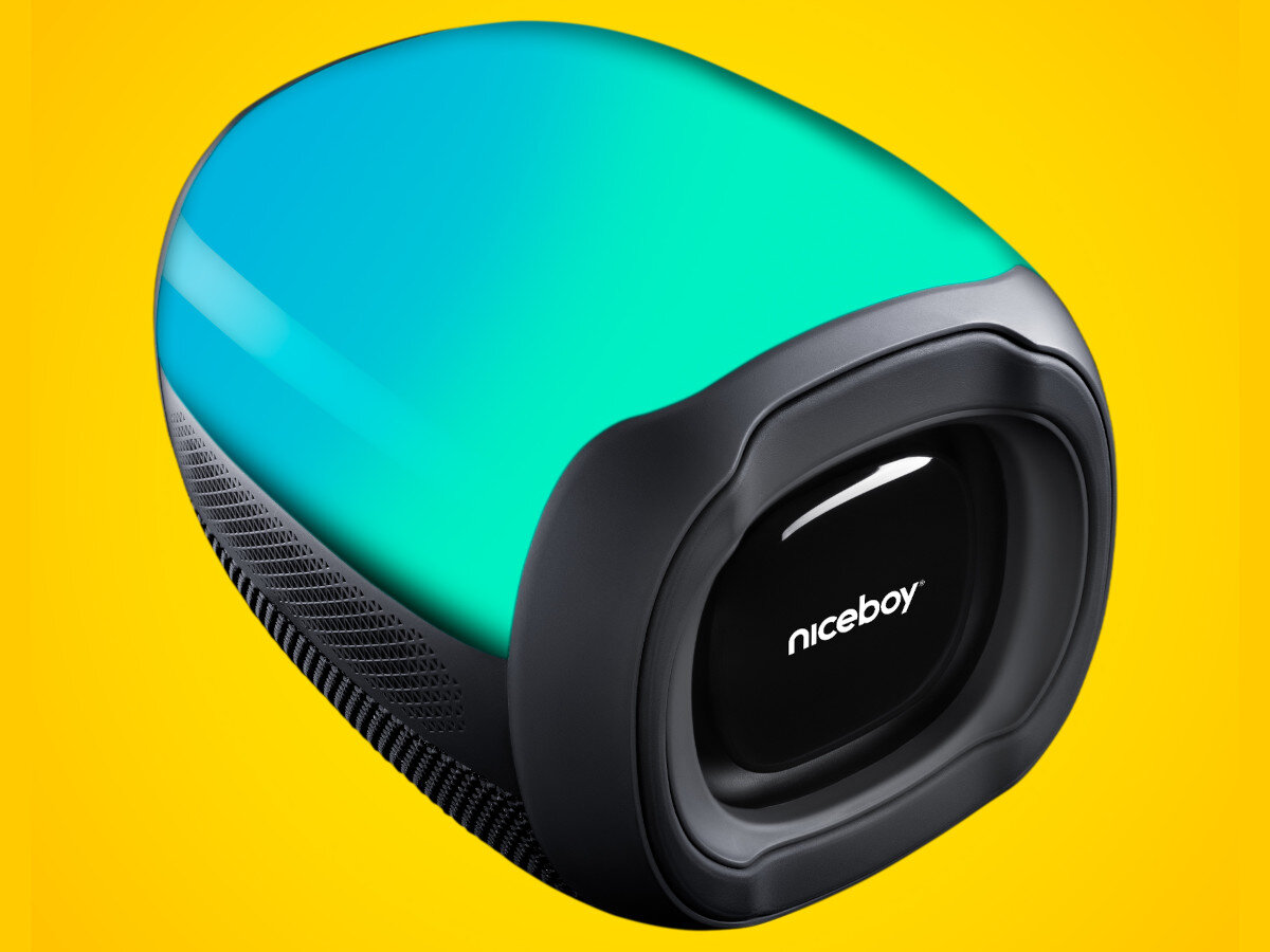 Głośnik mobilny NICEBOY Raze Neon Czarny dźwięk audio moc zasięg