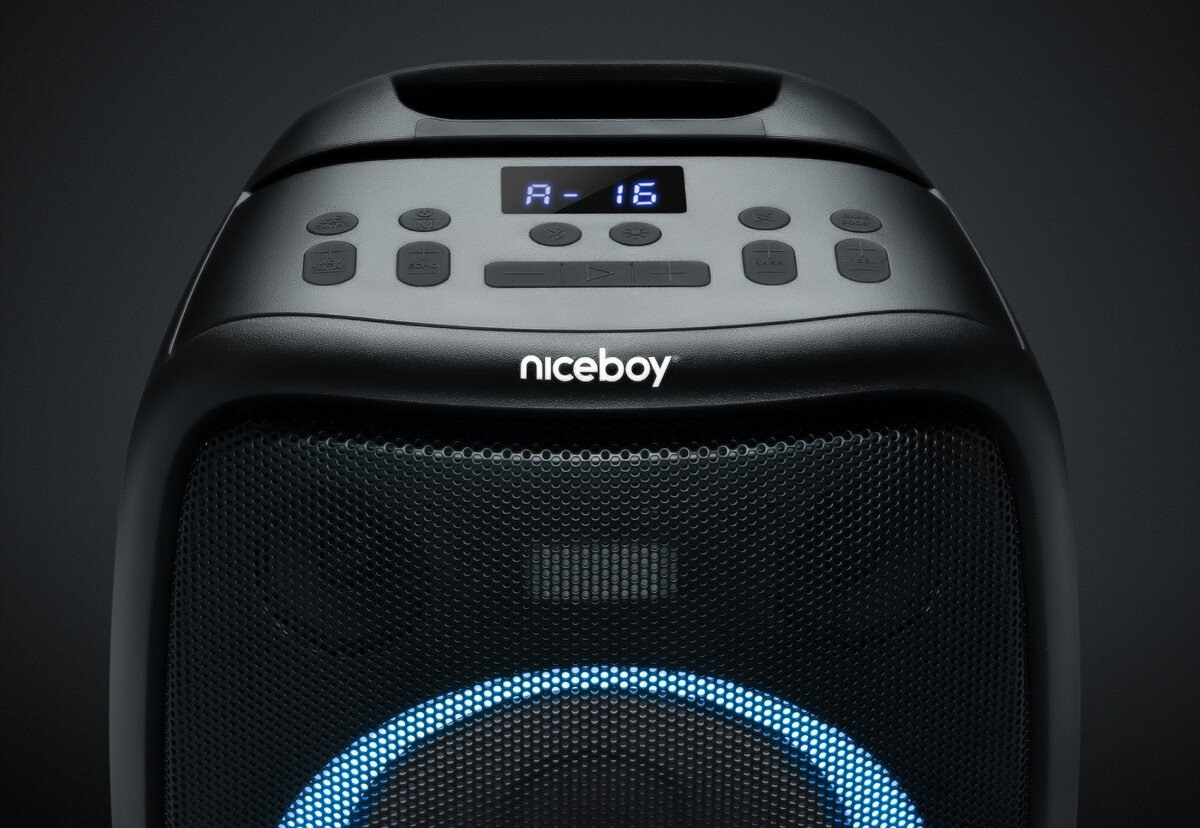 Power audio NICEBOY Party Boy II moc wielkość wodoodporność