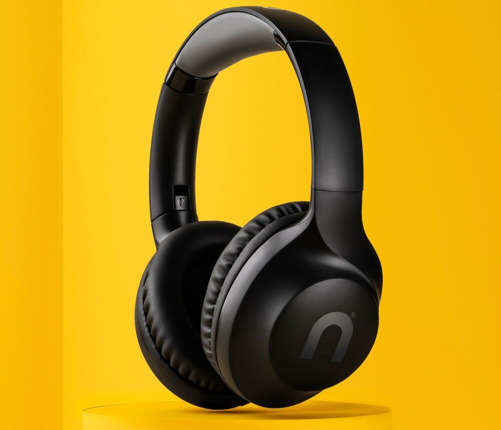 Słuchawki nauszne NICEBOY Hive XL 3 design komfort lekkość dźwięk jakość wrażenia słuchowe ergonomia lekkość sport aktywność podróże czas pracy działanie akumulator