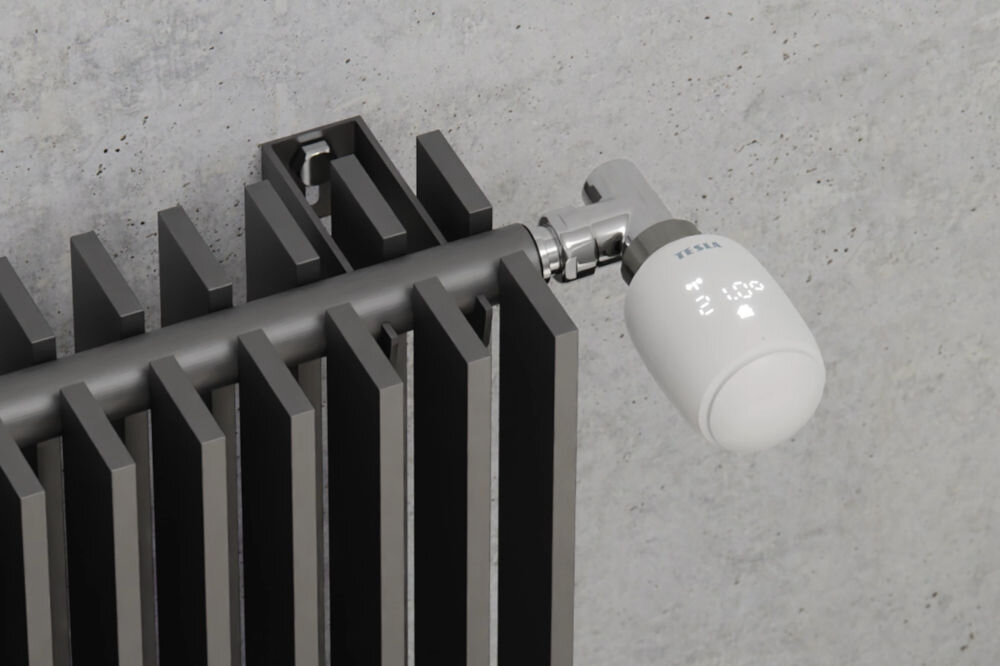 Głowica termostatyczna TESLA TV500 ZigBee protokół Zigbee integracja z innymi urządzeniami aplikacja funkcje automatyzacja