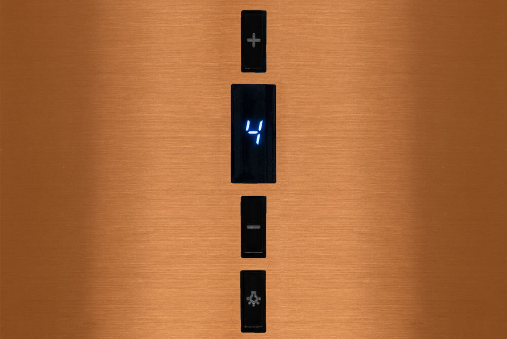 Okap GOTZE & JENSEN WH700MS Miedziany sterowanie pilot