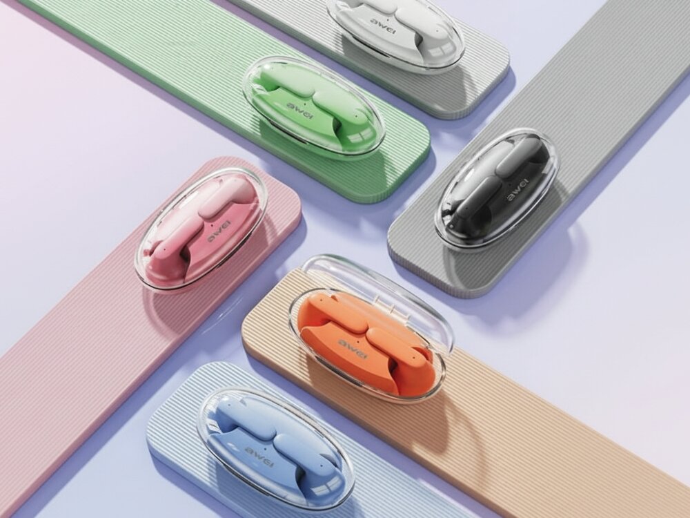 Bezprzewodowe słuchawki TWS Awei T85 z etui ładującym słuchawki w różnych wersjach kolorystycznych