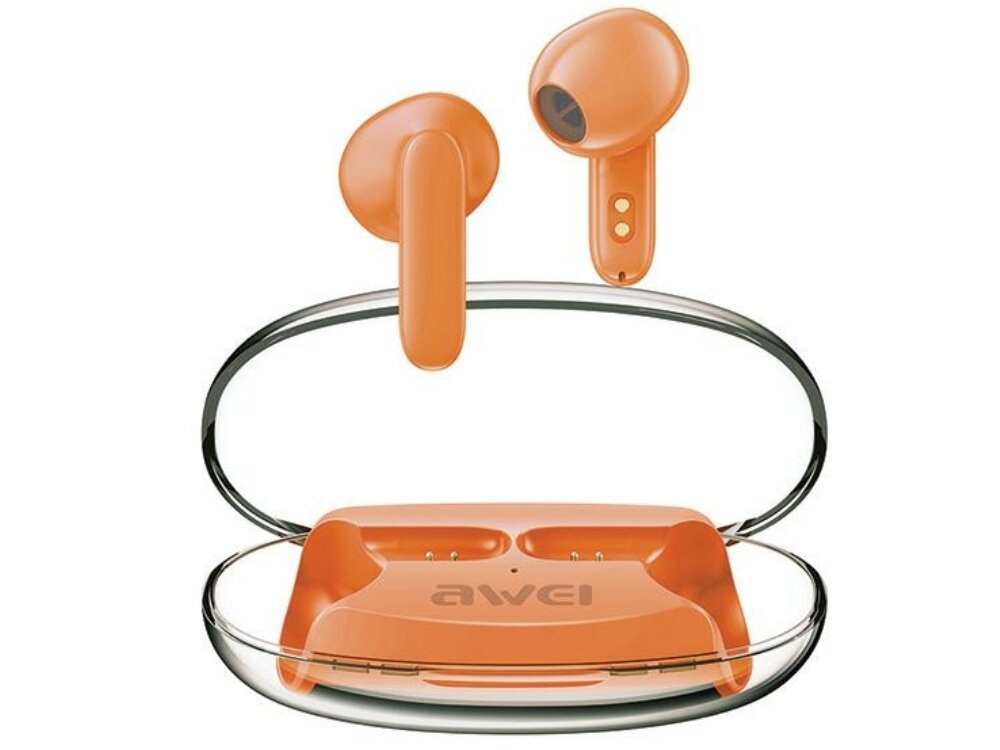 Dynamiczna membrana 10mm i redukcja szumów ENC
			etui ze słuchawkami na białym tle