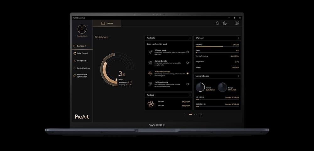 Laptop ASUS Zenbook 15 - ProArt Creator Hub