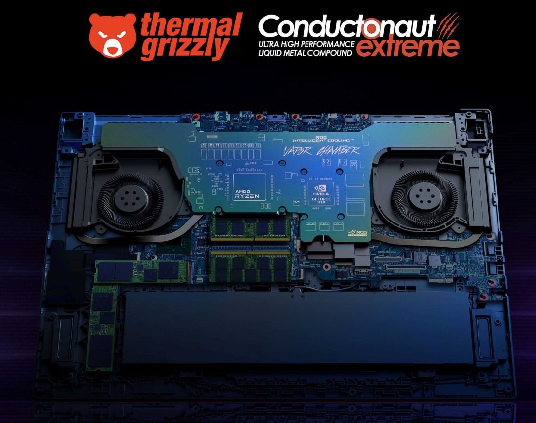 Laptop ASUS ROG Strix Scar G733 - Conductonaut Extreme