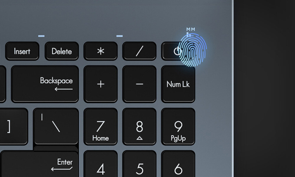 Laptop ASUS VivoBook Pro 15 K6502VU 15.6 i9-13900H 16GB RAM 1TB SSD GeForce RTX4050 Windows 11 Home prywatność czytnik linii papilarnych zasłona obiektywu