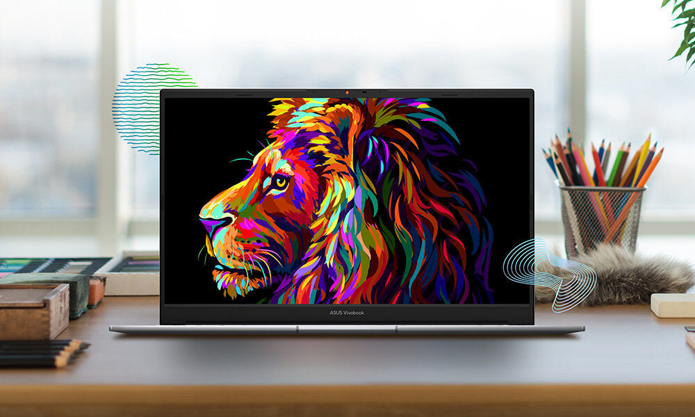 Laptop ASUS VivoBook Pro 15 K6502VU 15.6 i9-13900H 16GB RAM 1TB SSD GeForce RTX4050 Windows 11 Home ekran wyświetlacz przekątna rozdzielczość kolory wzrok ochrona odświeżanie płynność