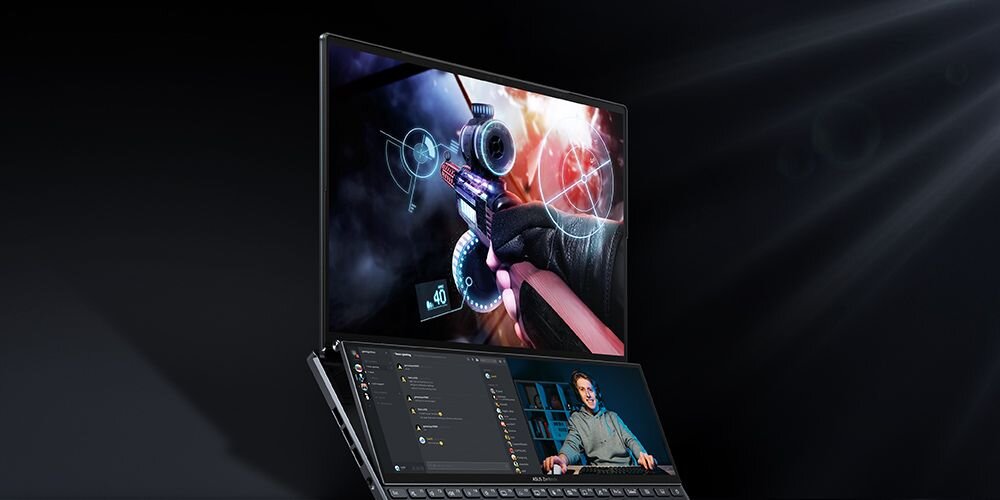 Laptop ASUS ZenBook Pro 14 Duo OLED UX8402 - ScreenPad Plus