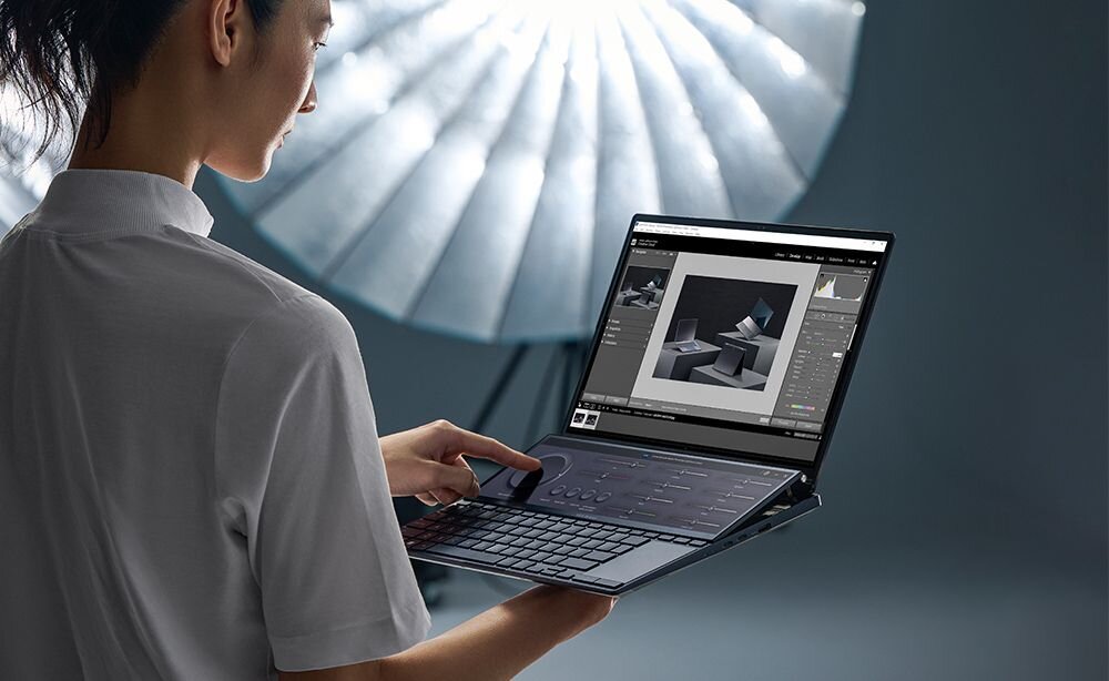 Laptop ASUS ZenBook Pro 14 Duo OLED UX8402 - Touchpad ErgoSense