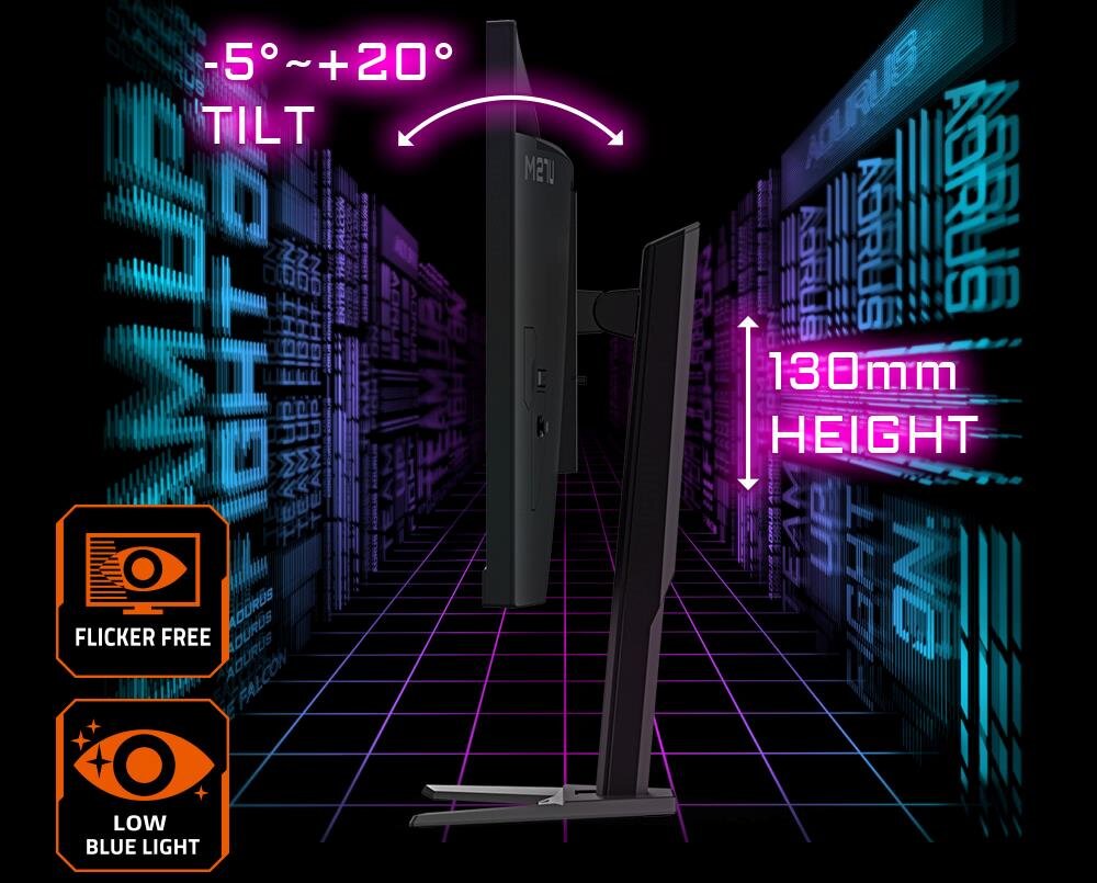 Monitor GIGABYTE M27U - Ergonomiczny styl