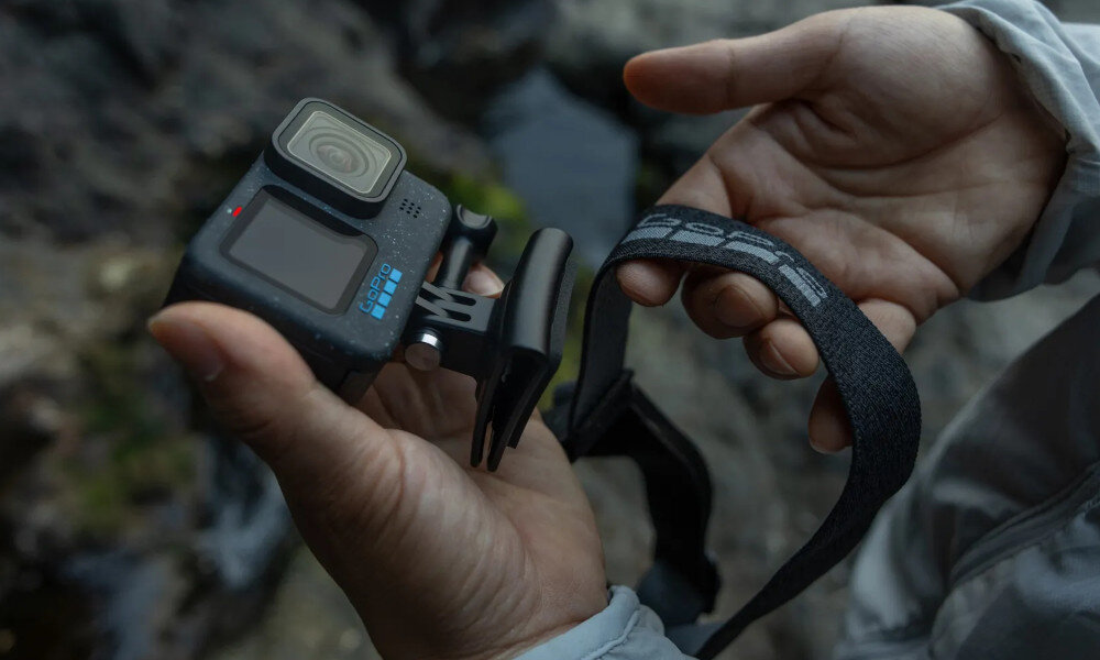 Kamera sportowa GOPRO HERO12 sport montaż nagrywanie stabilizacja montaż edycja filtry ostrość śledzenie tryby bateria akumulator zasilanie ładowanie rozdzielczość filmy obudowa odporność wielkość łączność sterowanie