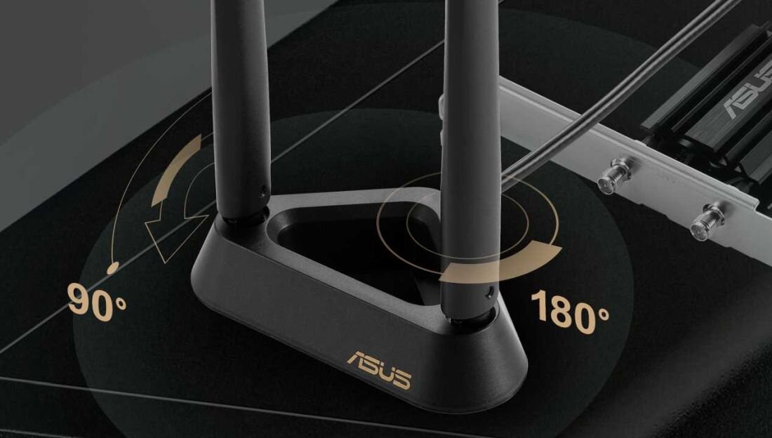 Karta sieciowa ASUS PCE-AXE59BT - nadajnik-odbiornik 