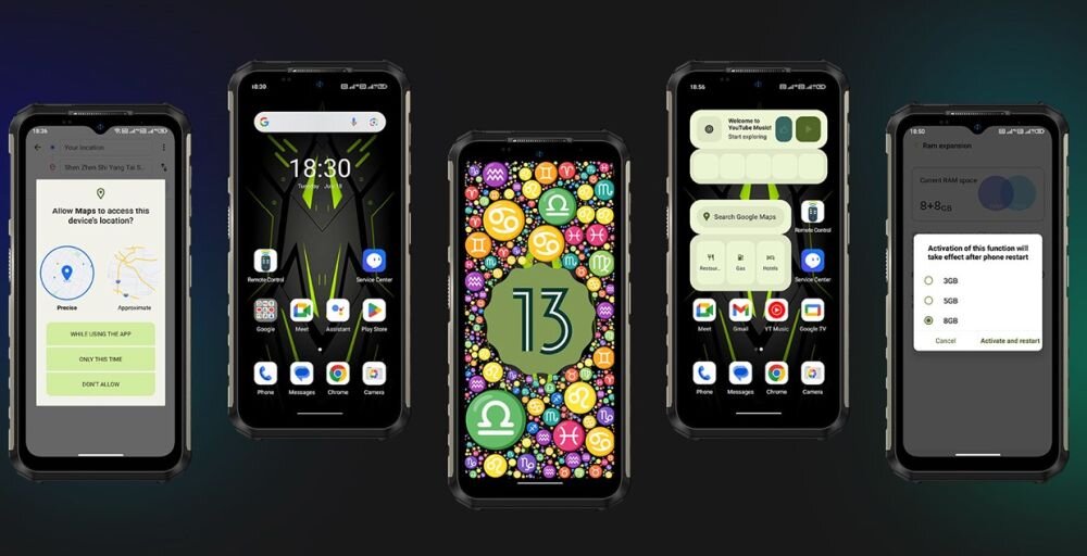 Smartfon ULEFONE Armor 22 system