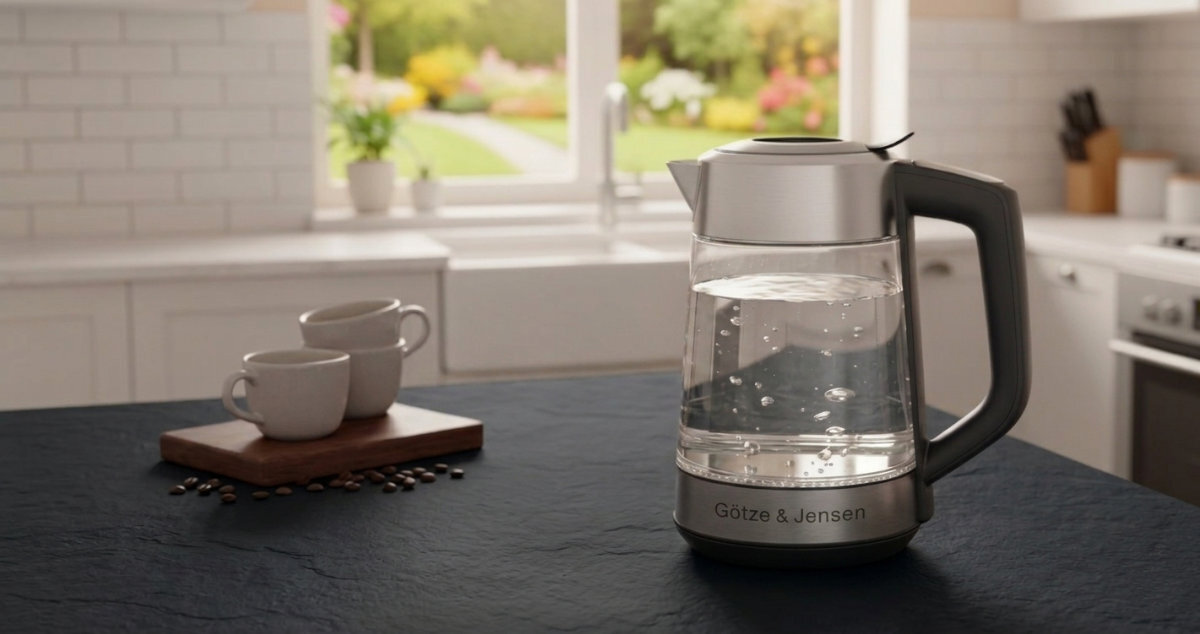 GÖTZE & JENSEN KT875G - czajnik na wyspie kuchennej
