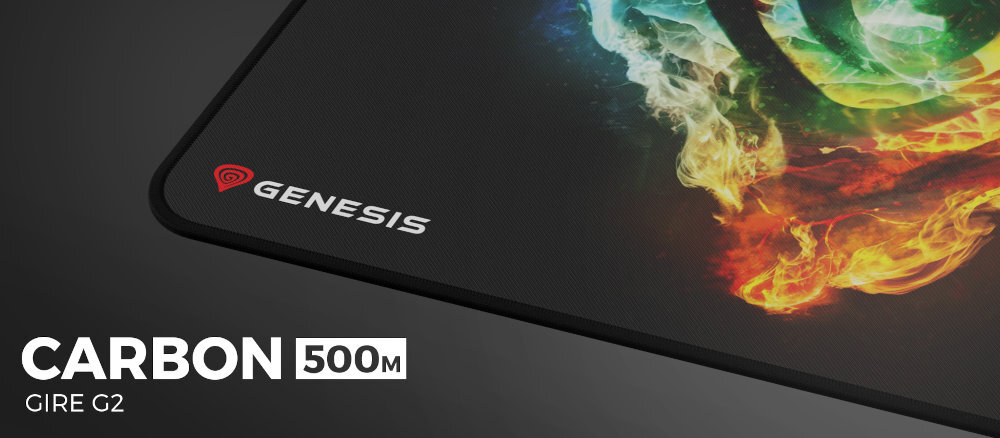 GENESIS Carbon 500 impregnowaną warstwą ochronną odpycha wodę zapobiega wchłanianiu wilgoci