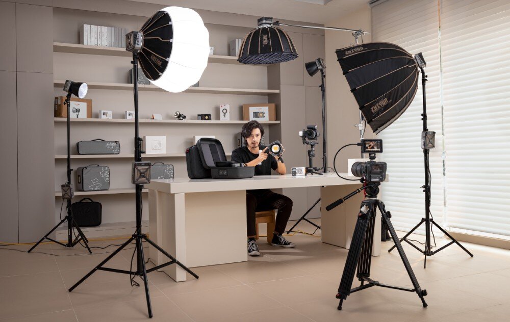 Lampa LED ZHIYUN Molus G200 COB Light moc jasność wskaźniki TLCI CRI