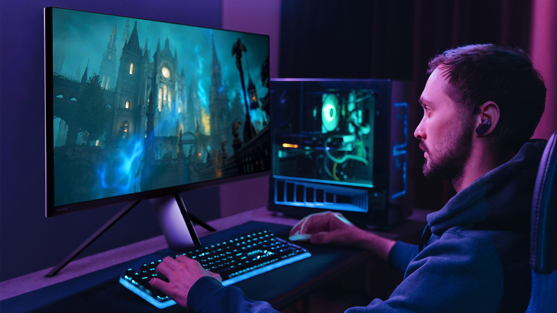 Słuchawki SONY Inzone Buds design komfort lekkość dźwięk jakość wrażenia słuchowe ergonomia lekkość sport aktywność podróże czas pracy działanie akumulator