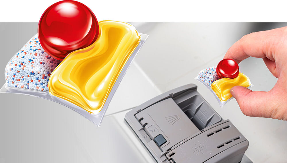 Kapsułki do zmywarek FINISH Powerball Ulimate All in 1 Lemon - 50 szt. sposób użycia
