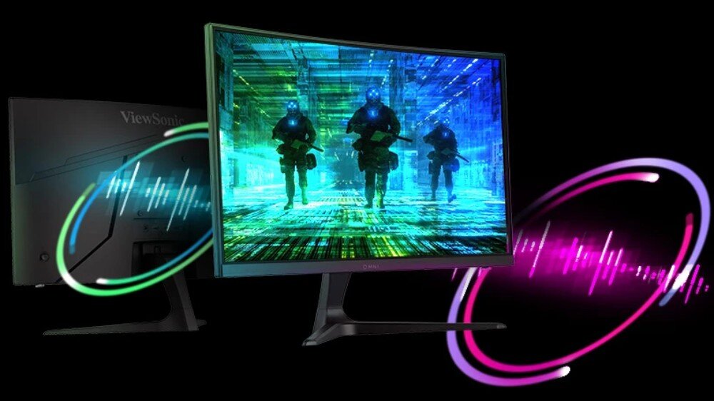 Monitor VIEWSONIC VX3219-PC-MHD 31.5 1920x1080px 240Hz 1 ms Curved dźwiek głośniki mini Jack