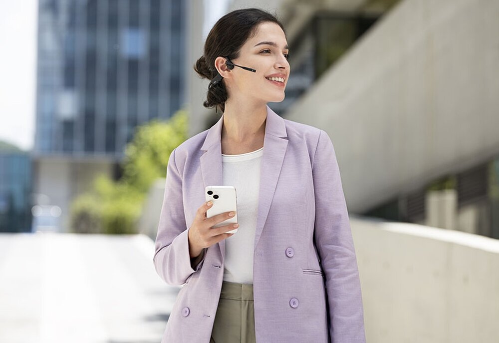 Słuchawki AFTERSHOKZ OpenComm2 konstrukcja kontakt swiat otwarta