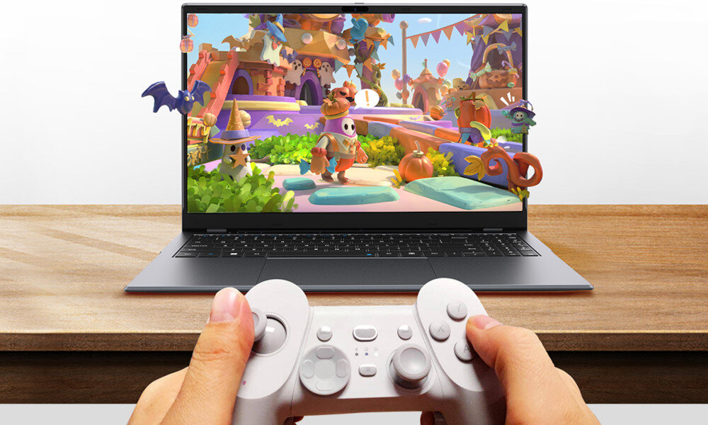 Laptop CHUWI GemiBook Plus 15.6 IPS N100 8GB RAM 256GB SSD Windows 11 Home obraz rozdzielczość matryca