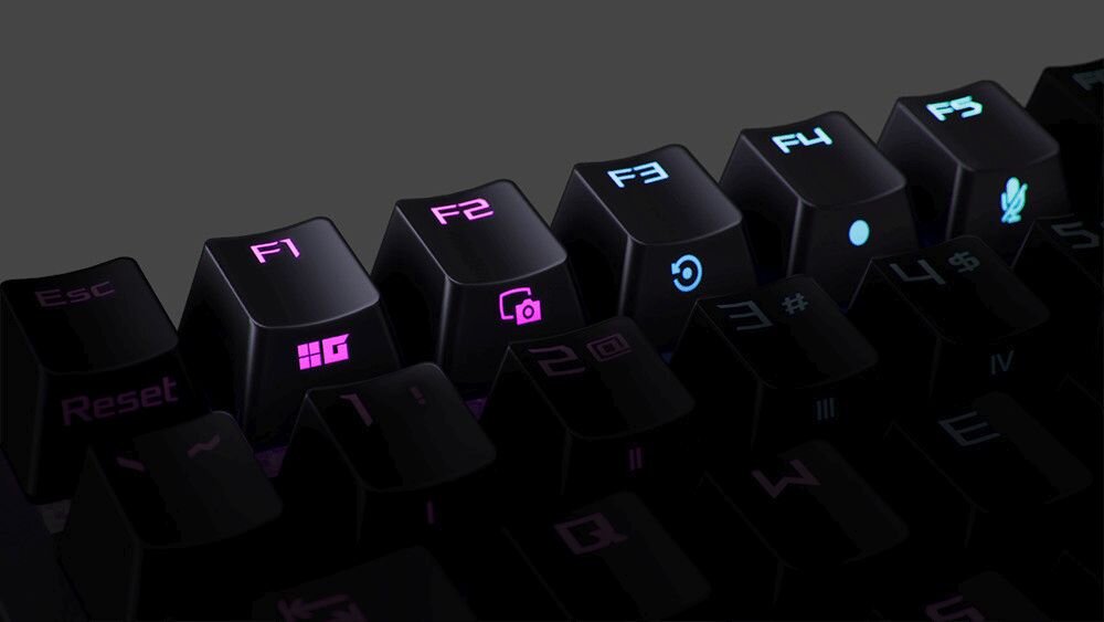 Klawiatura ASUS ROG Strix Scope II 96 - klawisze skrótu Xbox Game Bar
