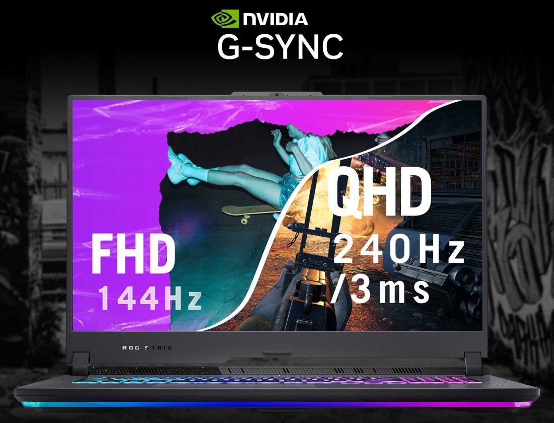 Laptop ASUS ROG Strix G17 - Full HD 144 Hz 