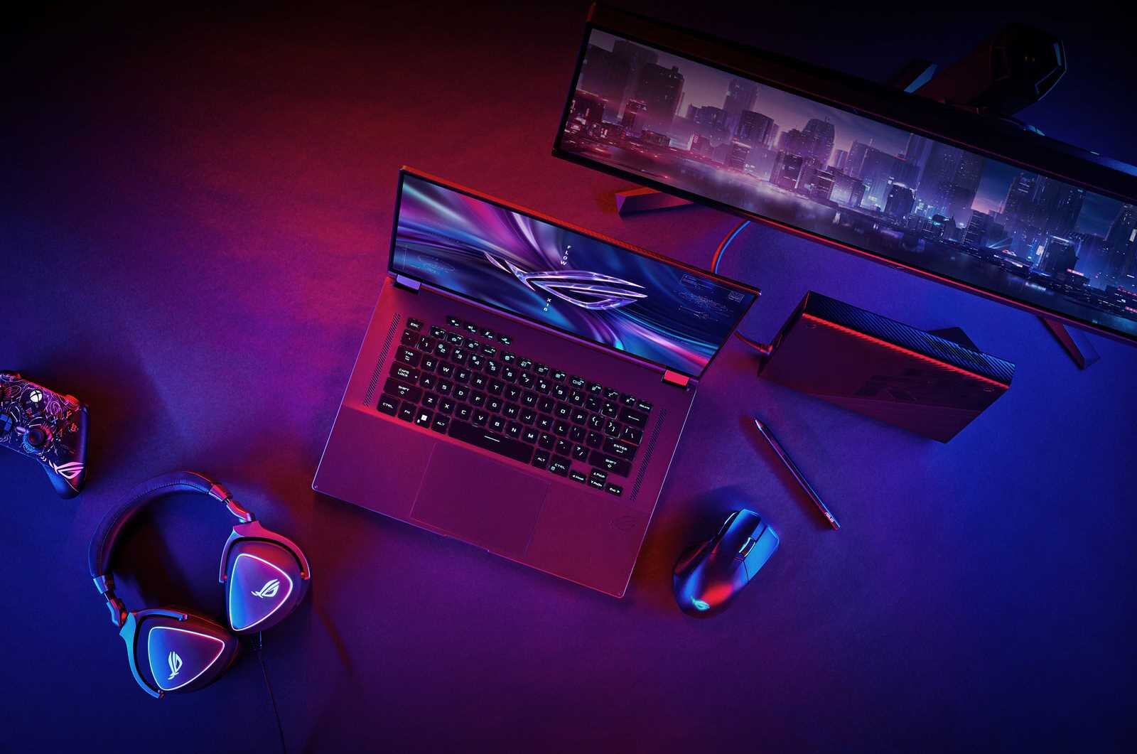 Laptop ASUS ROG Flow X16 - Wygoda