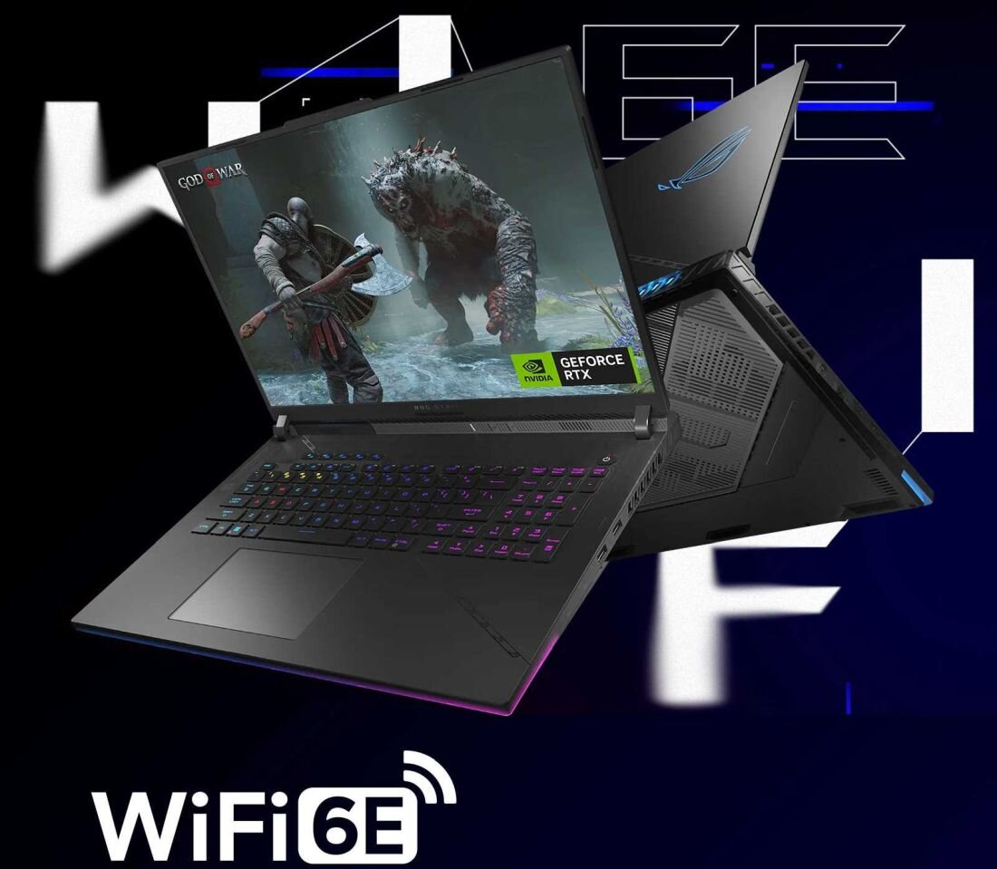 Laptop ASUS ROG Strix SCAR 18 - RJ45 Wi-Fi 6E 